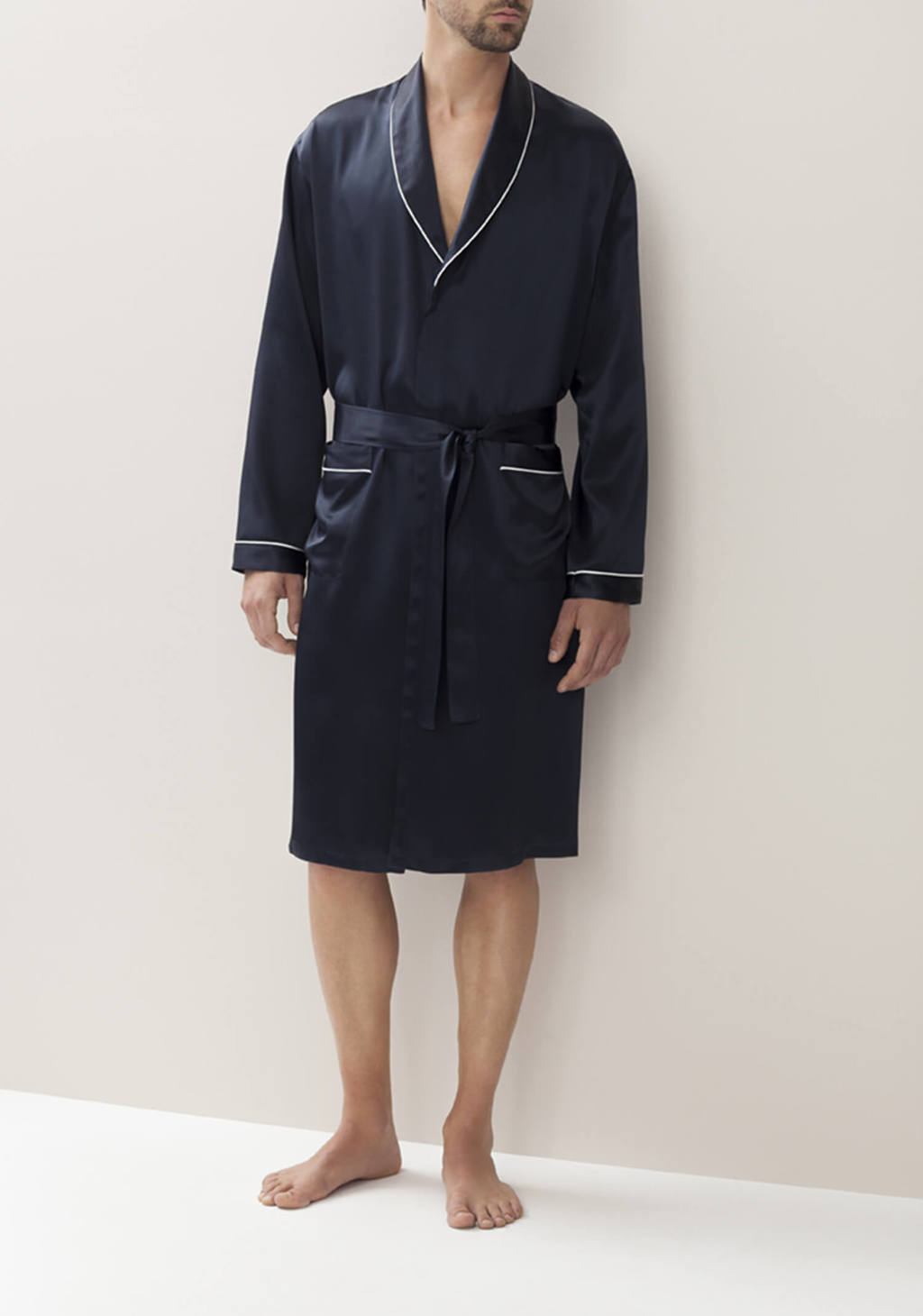 Мужской халат из шелка Zimmerli ZN-37-201/202