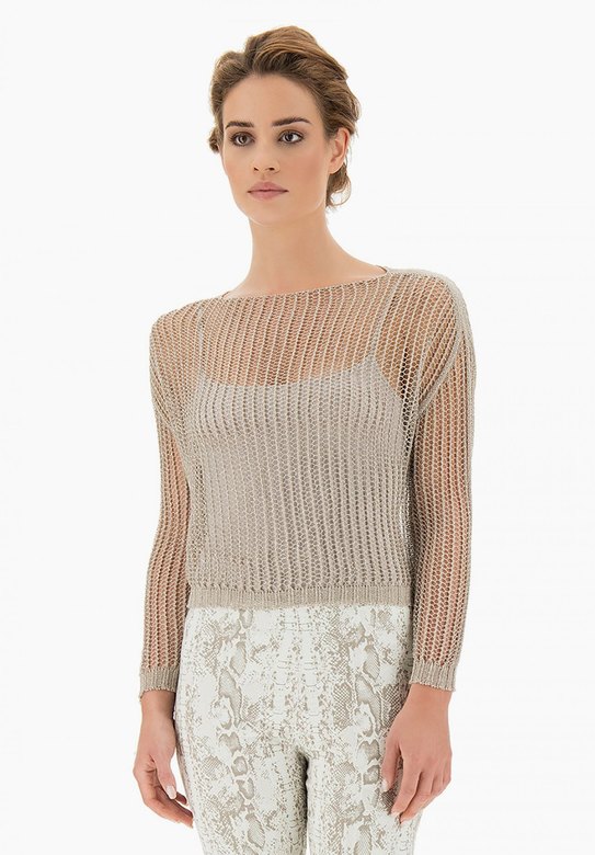 Вязаная кофта с эффектом люрекса Oroblu VOBT66079