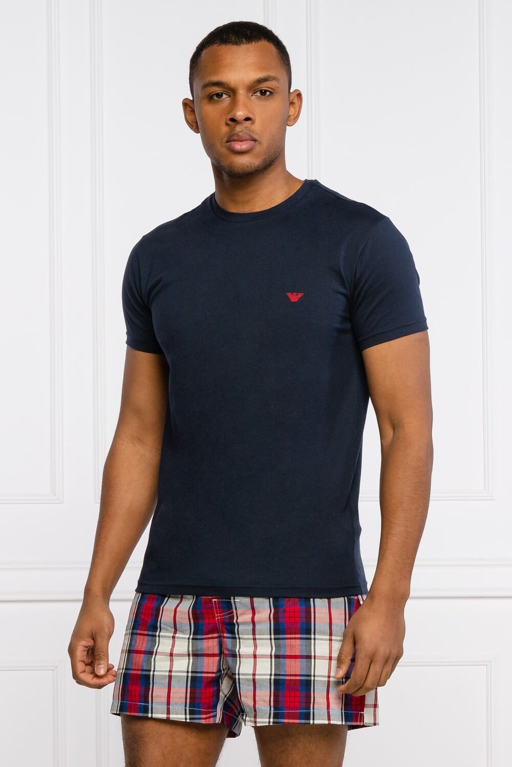 Мужской пижамный комплект (футболка & боксеры) Emporio Armani 111339 1P576