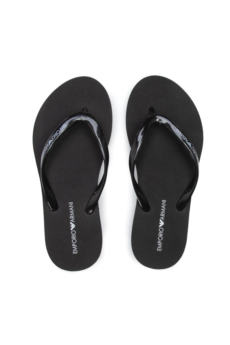 Шлепанцы пляжные с логотипом Emporio Armani X3QS05 XM766