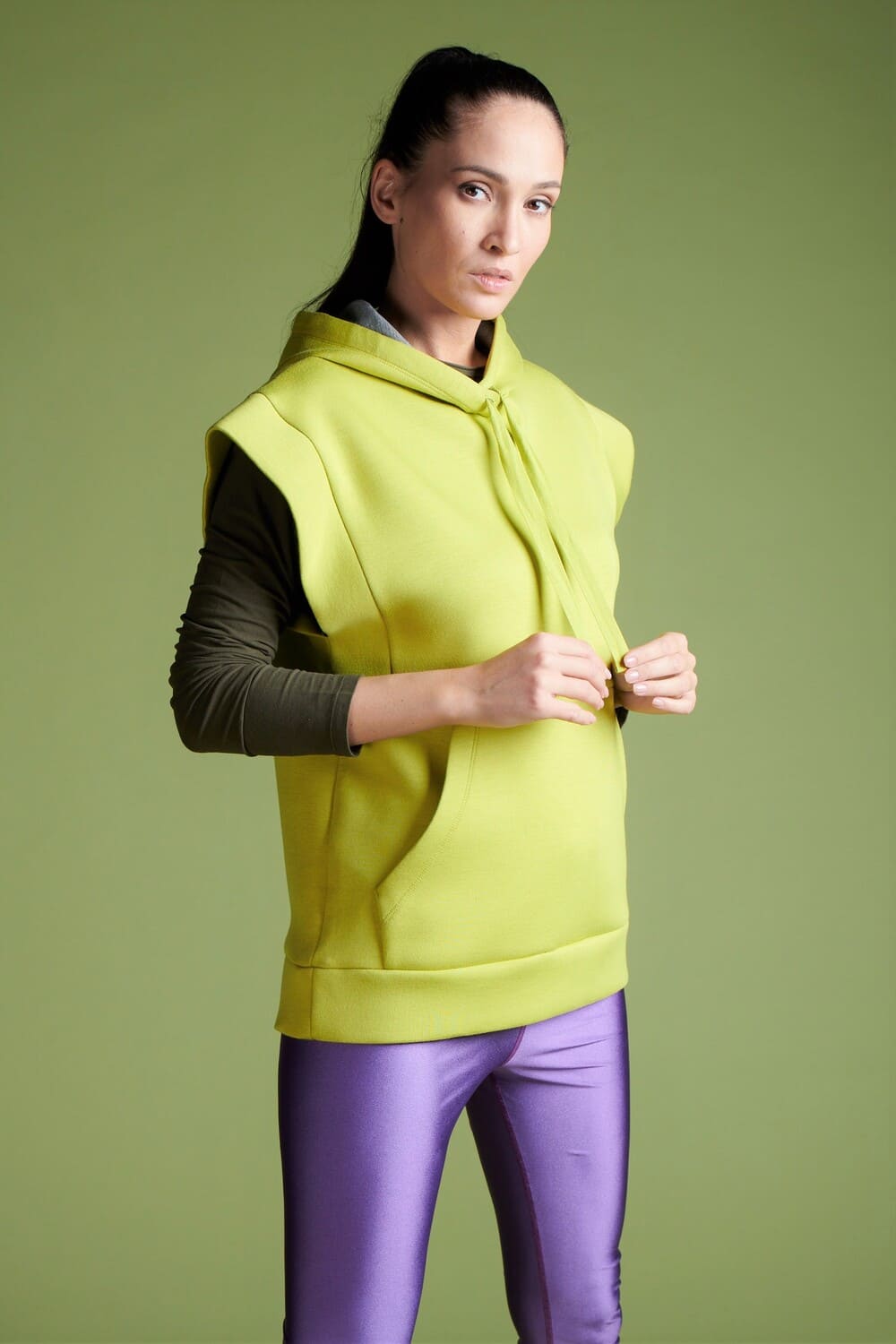 Флисовый жилет с капюшоном DEHA B54561