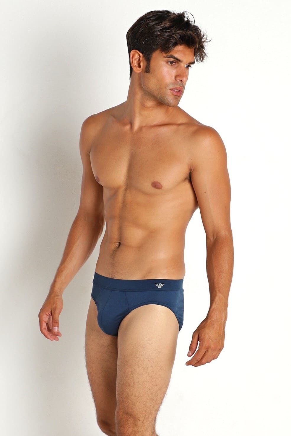 Мужские трусы слипы из модала Emporio Armani 111962 1A538