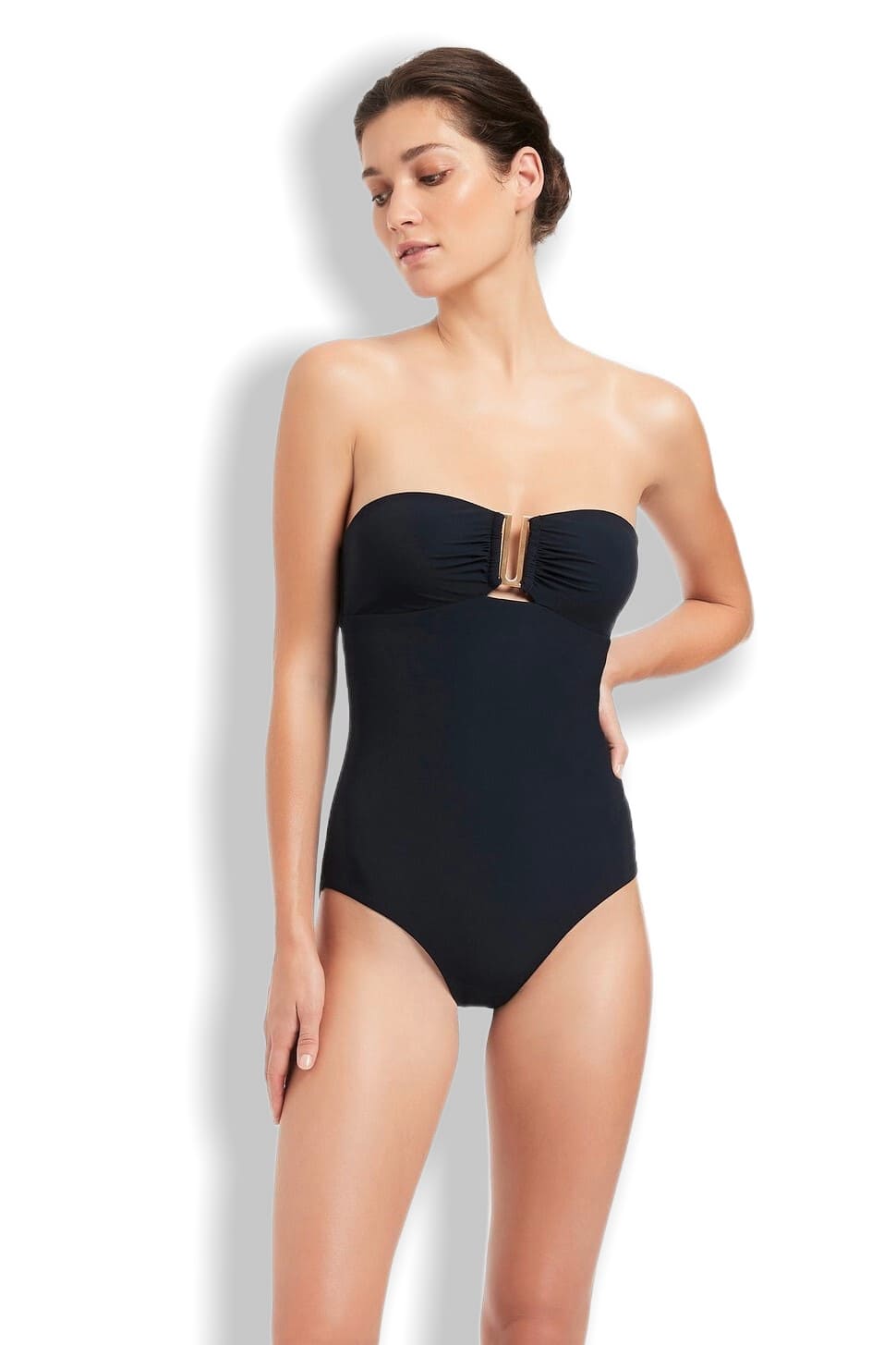 Купальник сплошной бандо JETS J10789