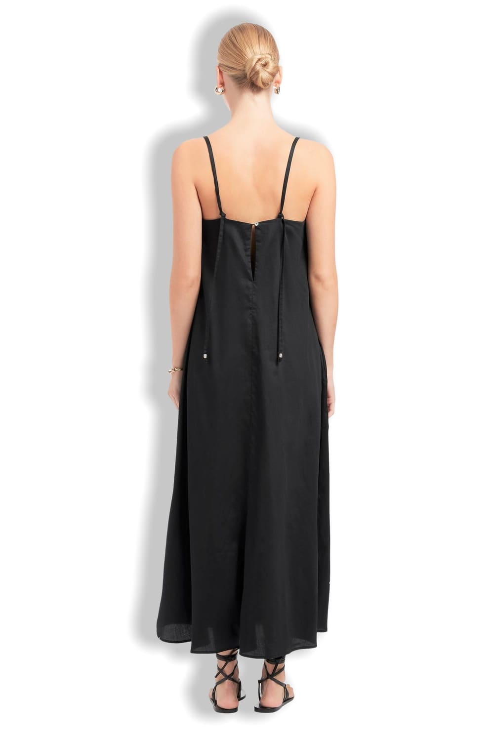 Пляжное макси-платье с регулируемыми бретелями JETS J60858