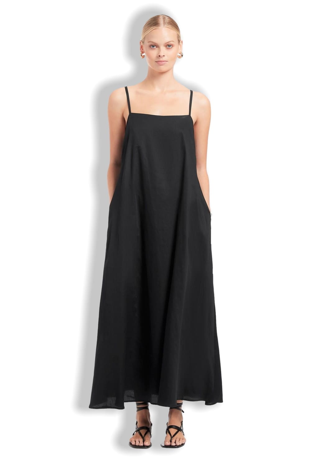 Пляжное макси-платье с регулируемыми бретелями JETS J60858