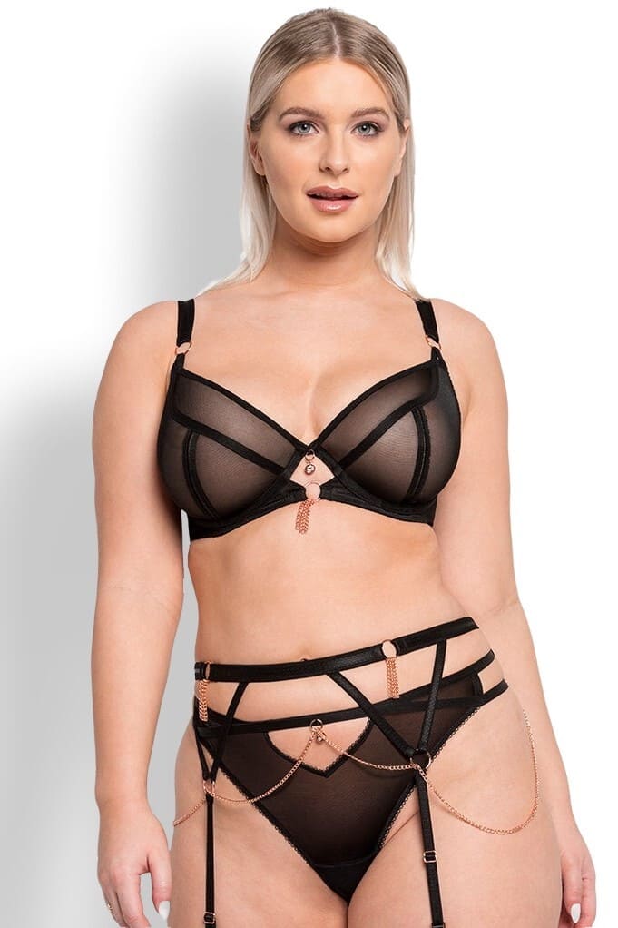 Бюстгальтер с глубоким вырезом Curvy Kate Scantilly Unchained Plunge Bra