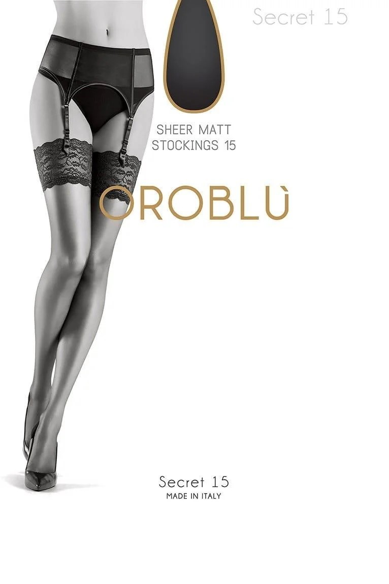 Чулки под пояс Oroblu Secret 15