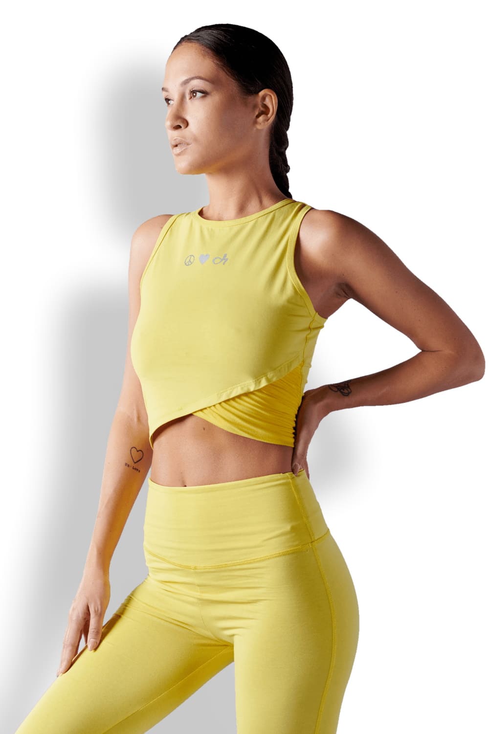 Комплект для занятий йогой женский из хлопка DEHA B64262/B64265