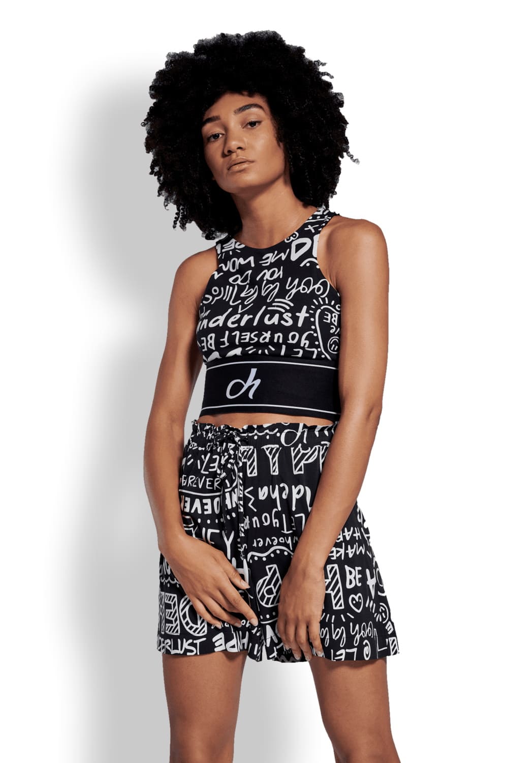 Комплект спортивный женский из хлопка DEHA D63520/D63525