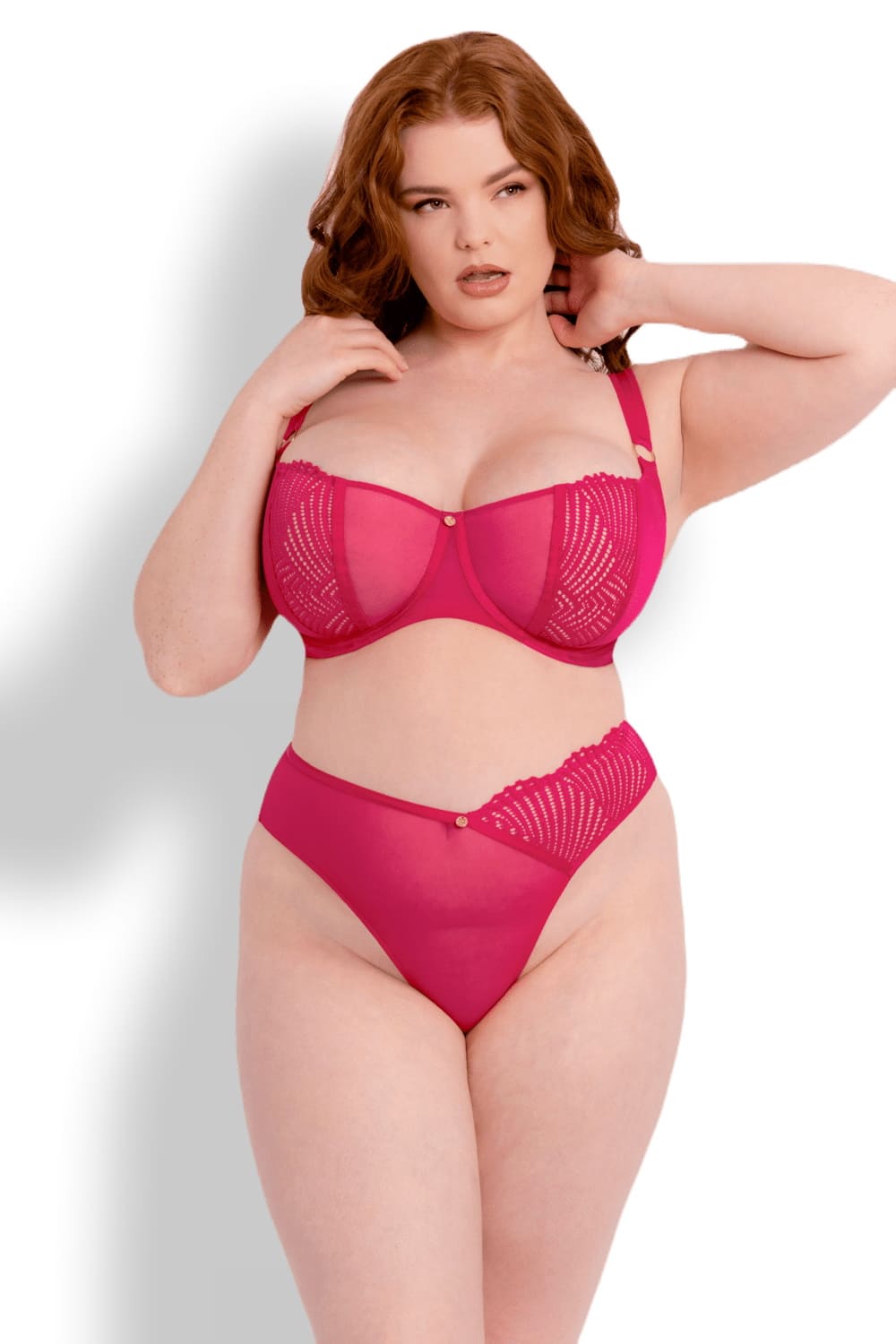 Трусы стринги с высокой посадкой Curvy Kate Scantilly Authority ST019200HOP