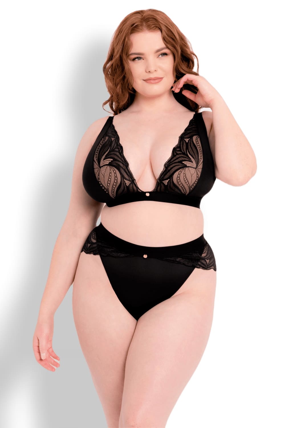 Трусы с высокой талией Curvy Kate Scantilly Indulgence ST010208BLT