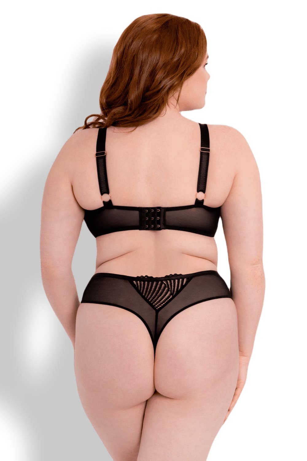 Трусы стринги с высокой посадкой Curvy Kate Scantilly Authority ST019200BLK