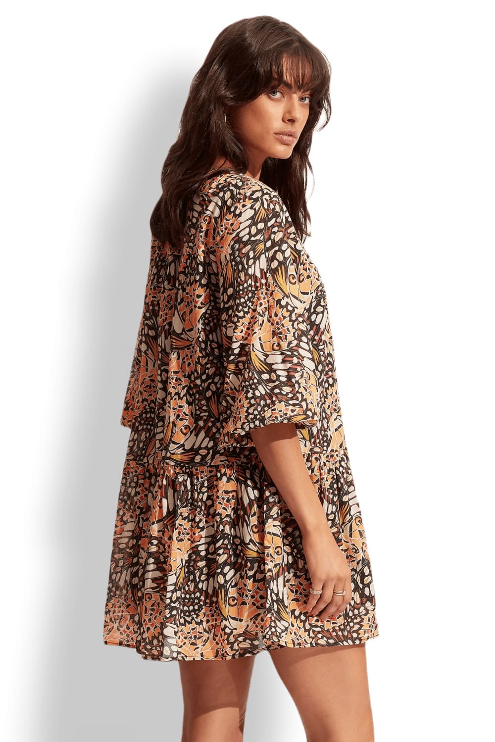 Пляжная туника из хлопка Seafolly 54895-CU