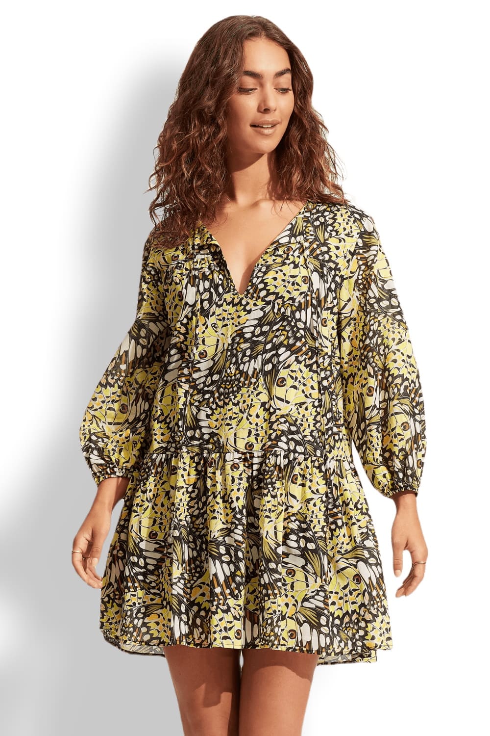 Пляжная туника из хлопка Seafolly 54895-CU