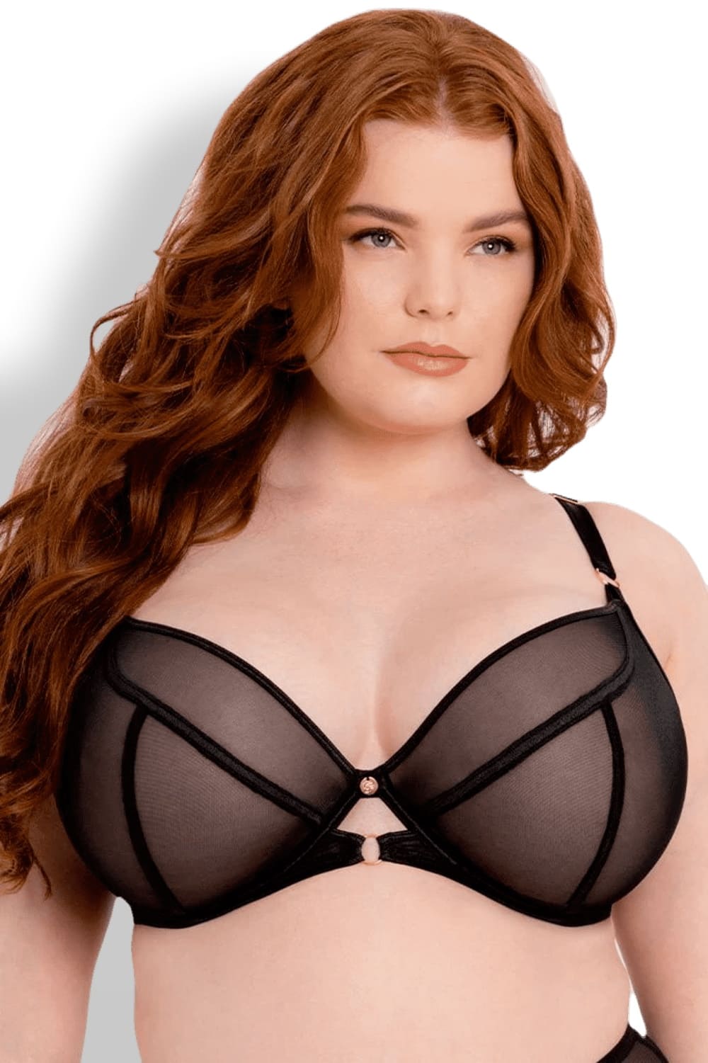 Бюстгальтер с глубоким вырезом Curvy Kate Scantilly Exposed ST011101BLK