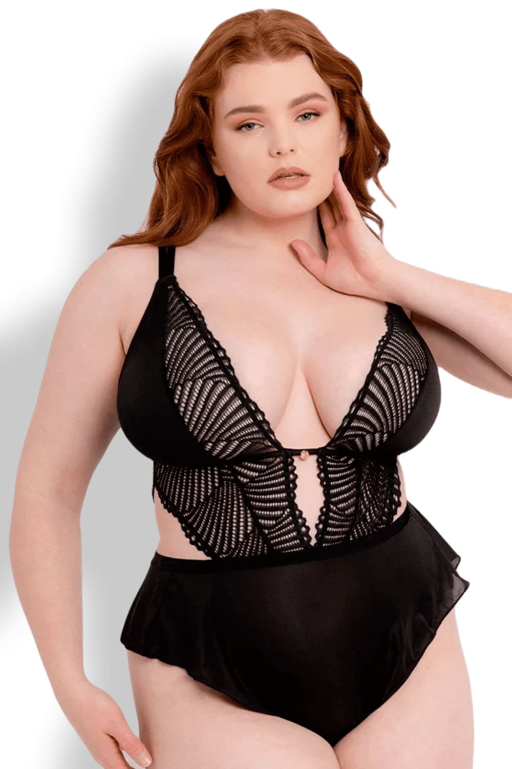 Боди из эластичного кружева Curvy Kate Scantilly After Hours ST025327BLK