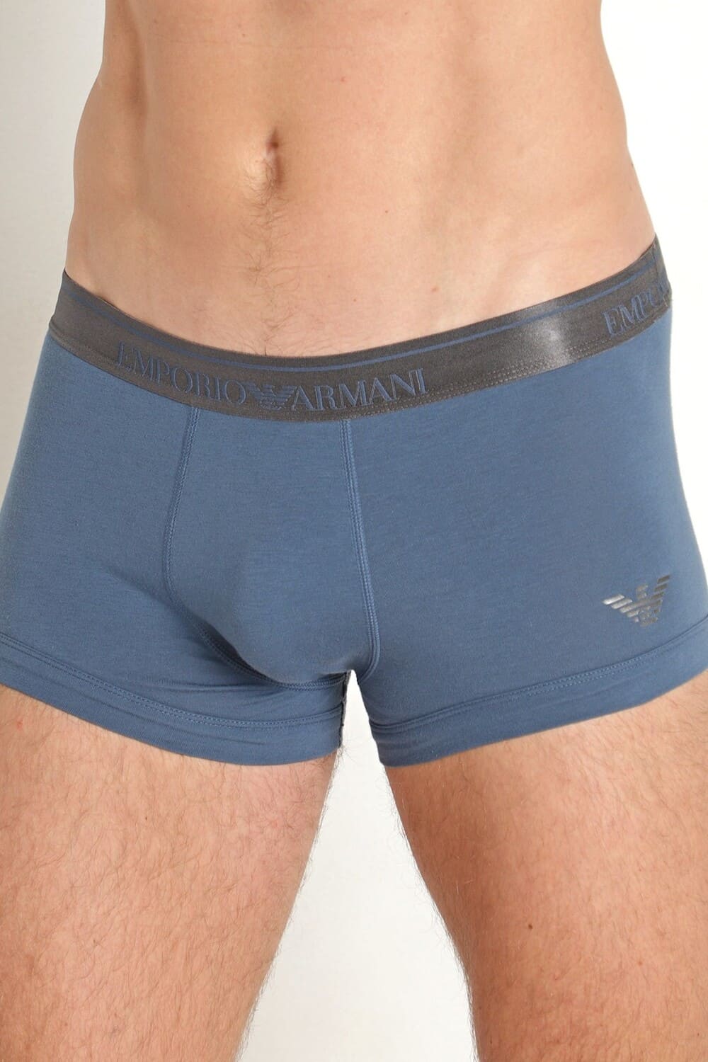 Мужские трусы боксеры из эластичного хлопка Emporio Armani 111389 2F512