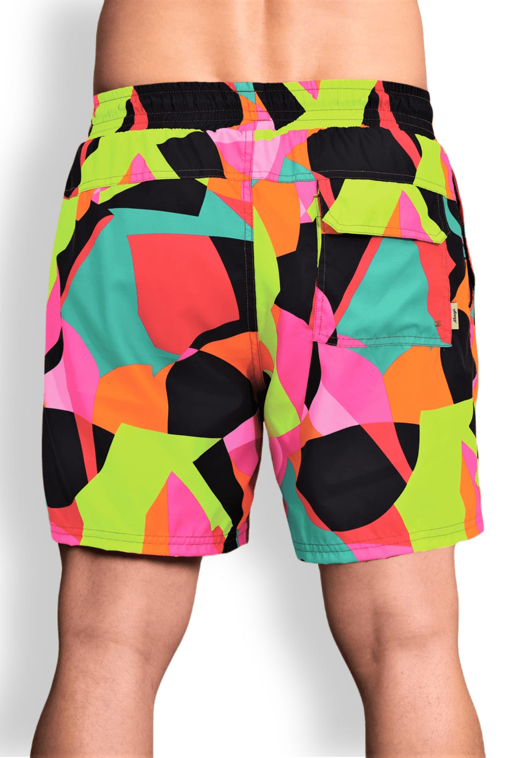 Мужскиие пляжные шорты с геометрическим принтом Maaji Rubik Cube Sailor 1049TSS065