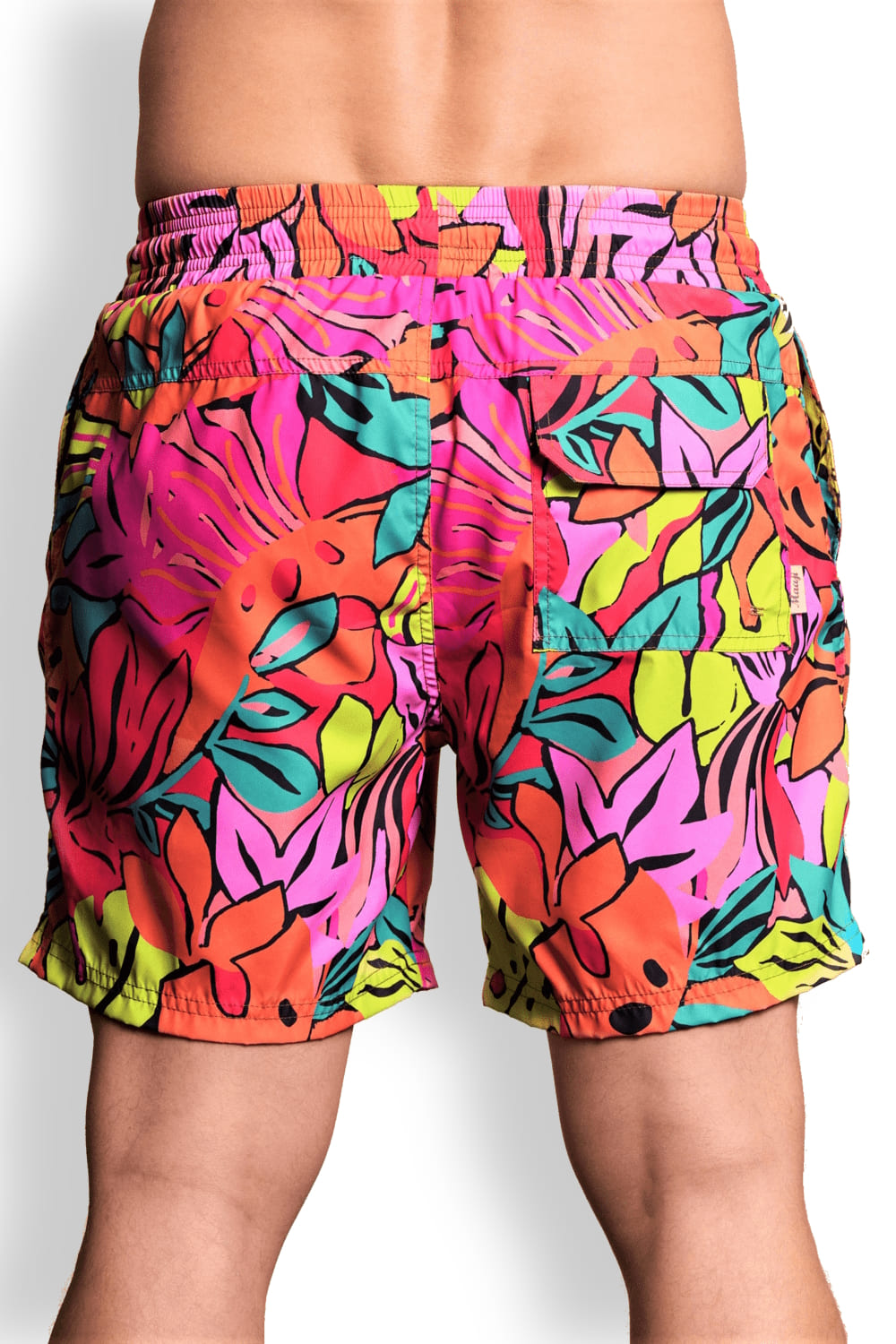 Мужскиие пляжные шорты с тропическим принтом Maaji Rainforest Sailor 1049TSS064
