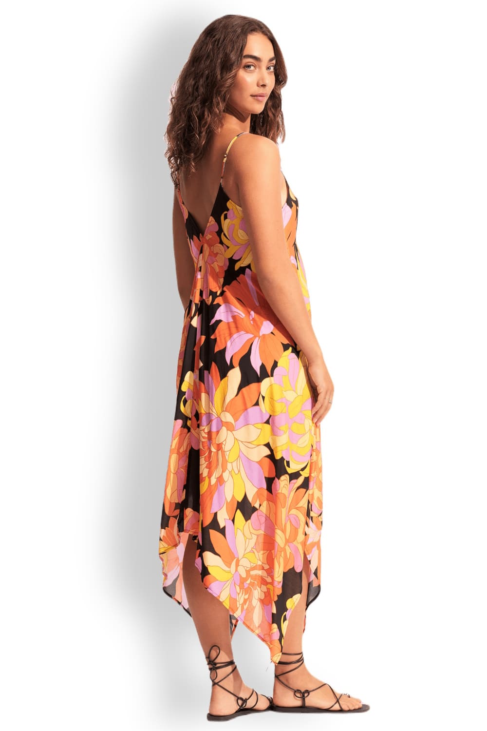 Пляжный сарафан с V-образным вырезом Seafolly 54926-DR