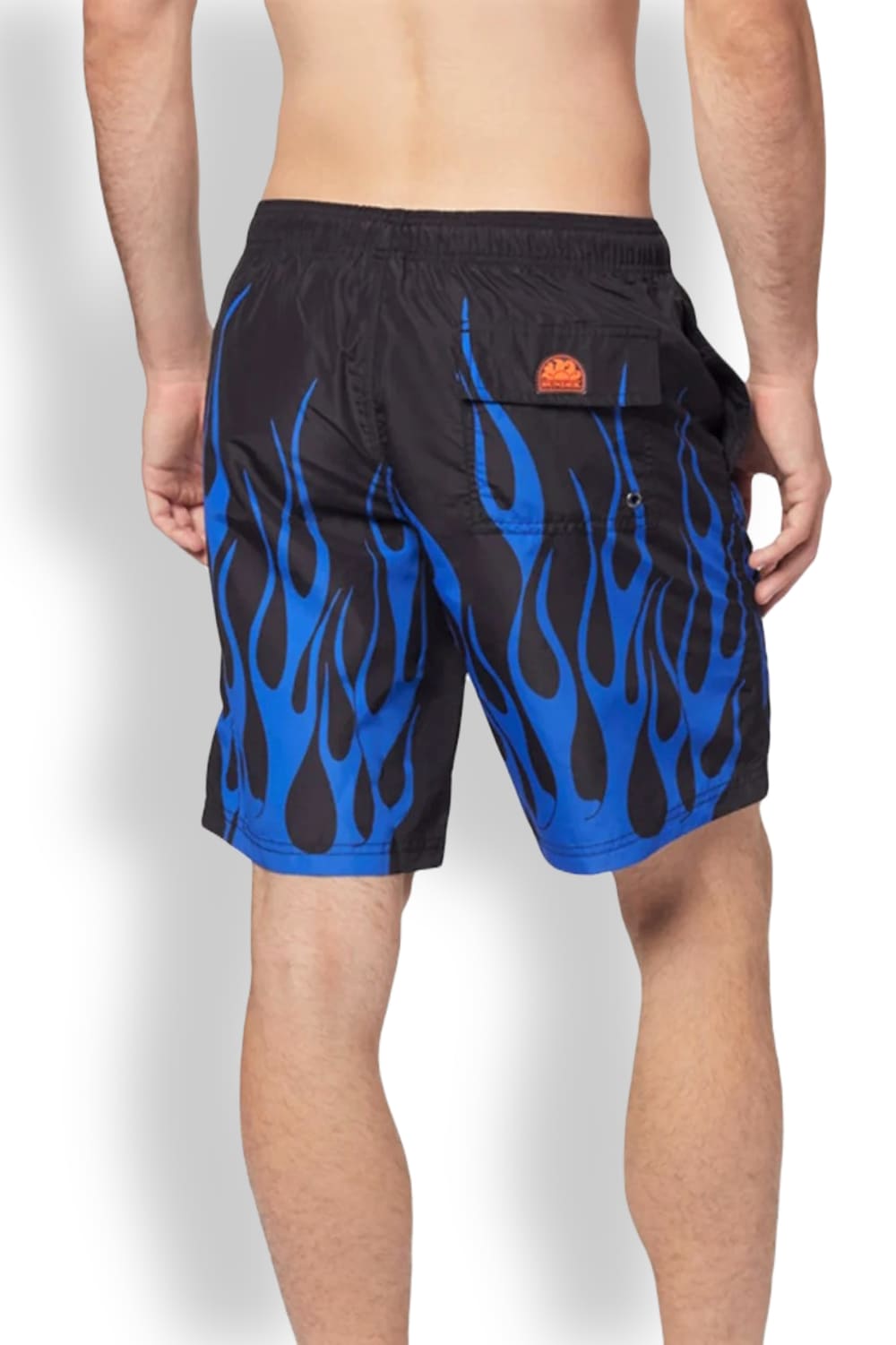 Длинные пляжные шорты с эластичным поясом и принтом Sundek M717BDRT4AF