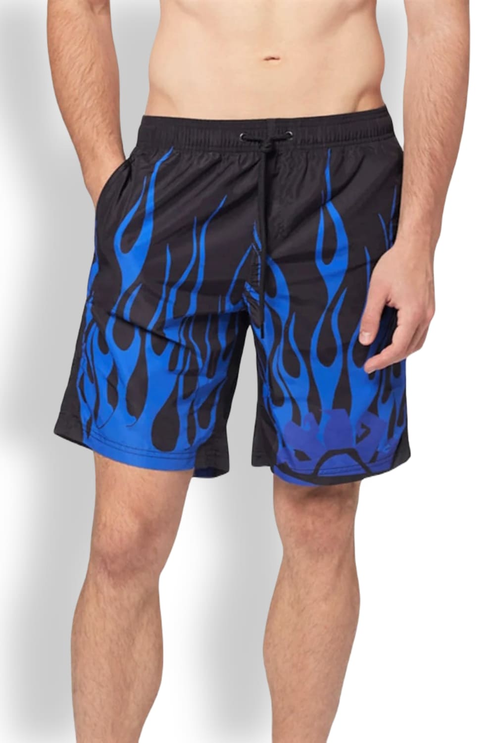 Длинные пляжные шорты с эластичным поясом и принтом Sundek M717BDRT4AF