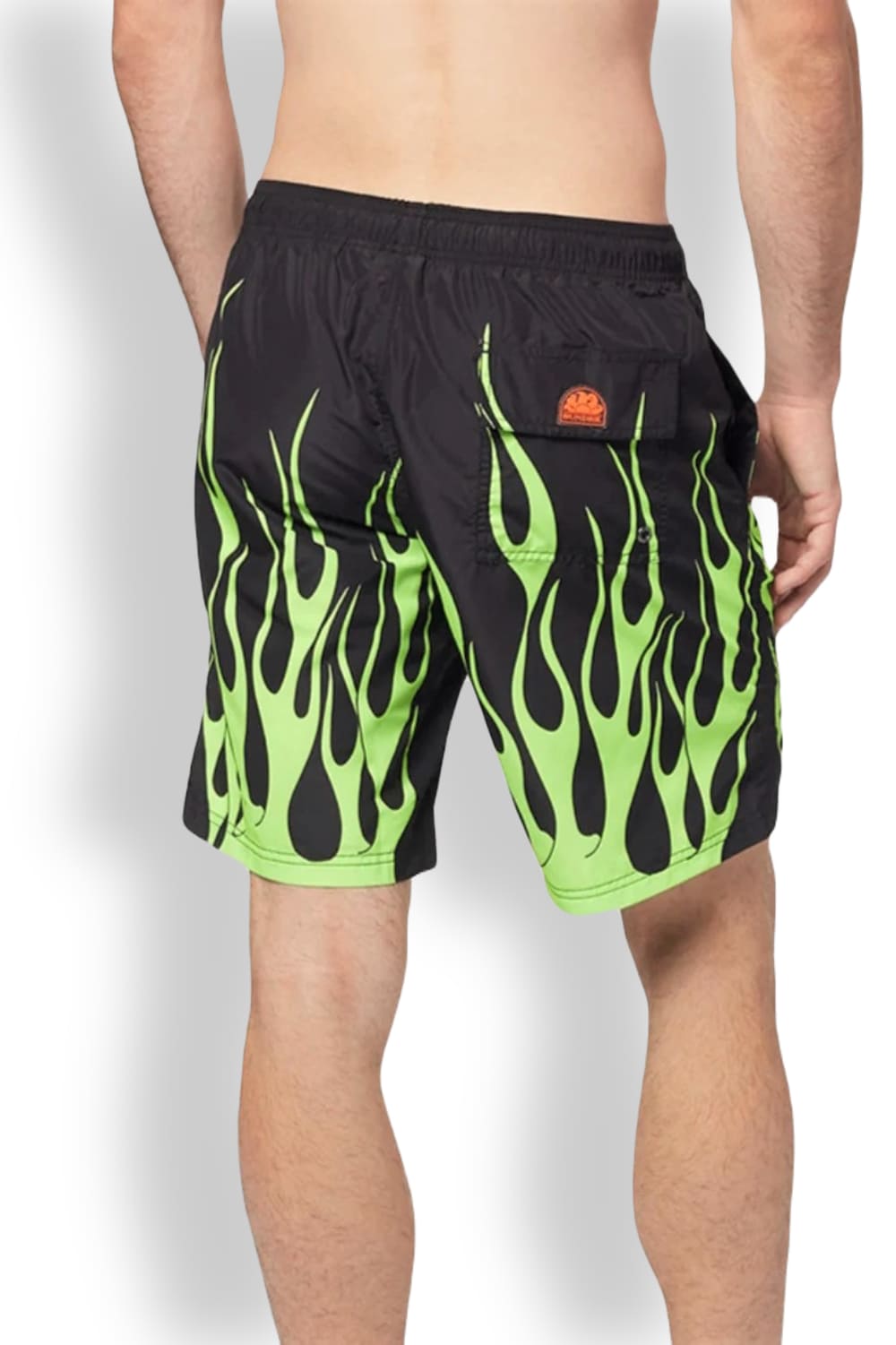 Длинные пляжные шорты с эластичным поясом и принтом Sundek M717BDRT4AF