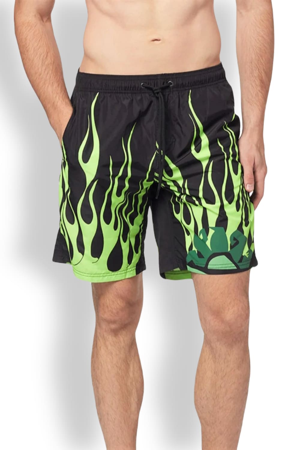 Длинные пляжные шорты с эластичным поясом и принтом Sundek M717BDRT4AF