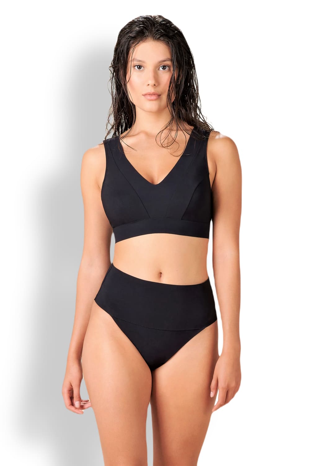 Спортивный бюстгальтер бикини + плавки с высокой талией Pain de Sucre SAHO/ANGIE