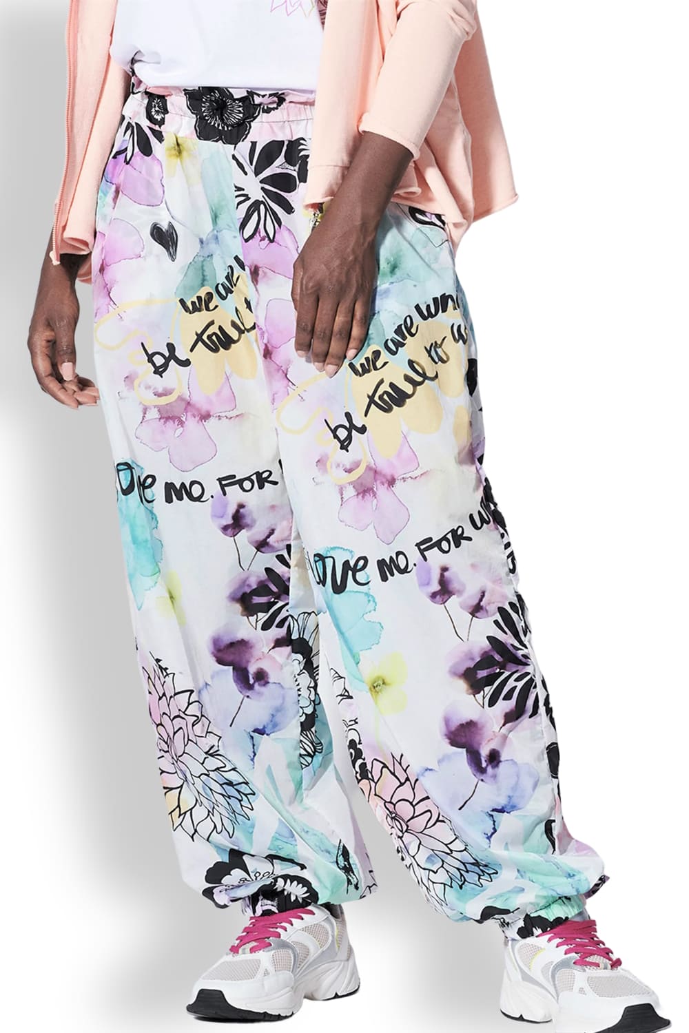 Нейлоновые брюки с принтом DEHA B84055