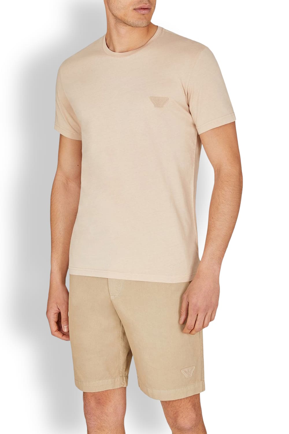 Мужская футболка из хлопка Emporio Armani 211818 3R463