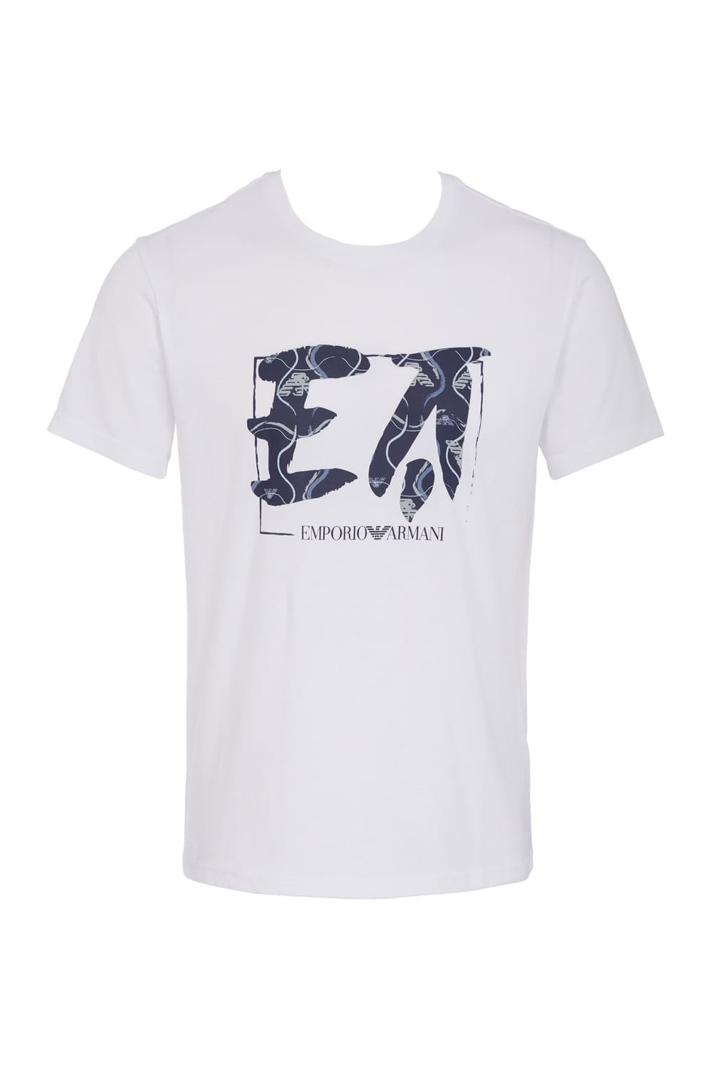 Мужская футболка из хлопка Emporio Armani 211818 3R468