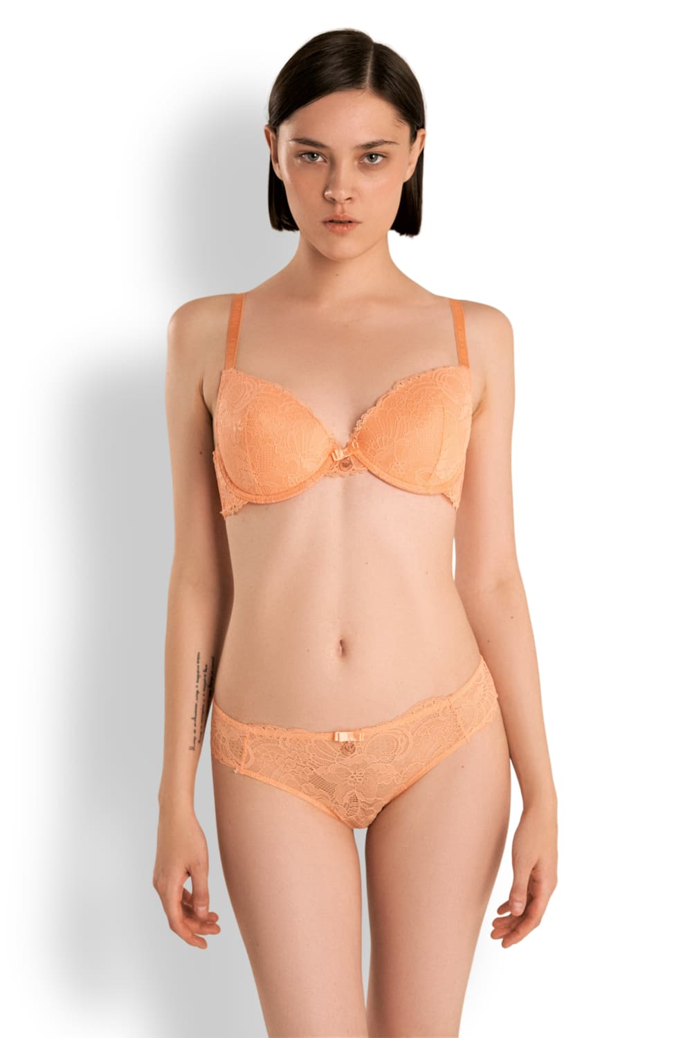 Кружевной бюстгальтер пуш-ап Emporio Armani 167394 3R218