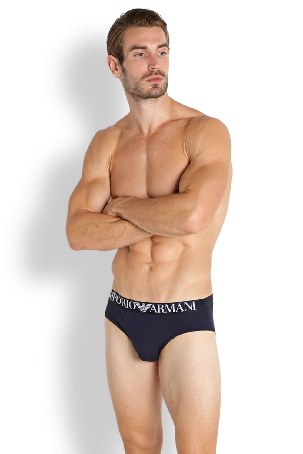 Мужские трусы слипы из модала Emporio Armani 110814 3R511