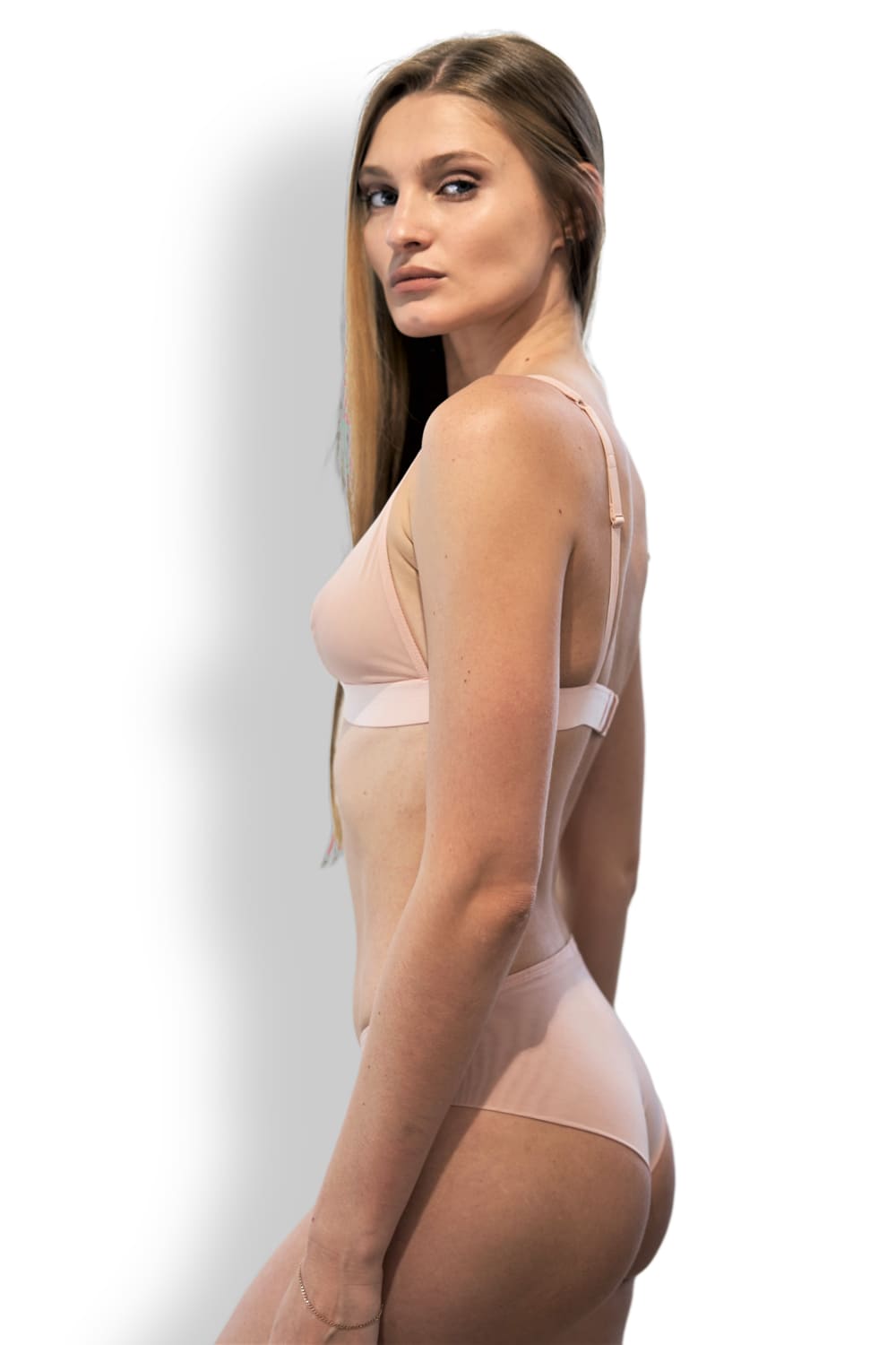 Бюстгальтер треугольник на эластичной резинке D nu D L703 SG