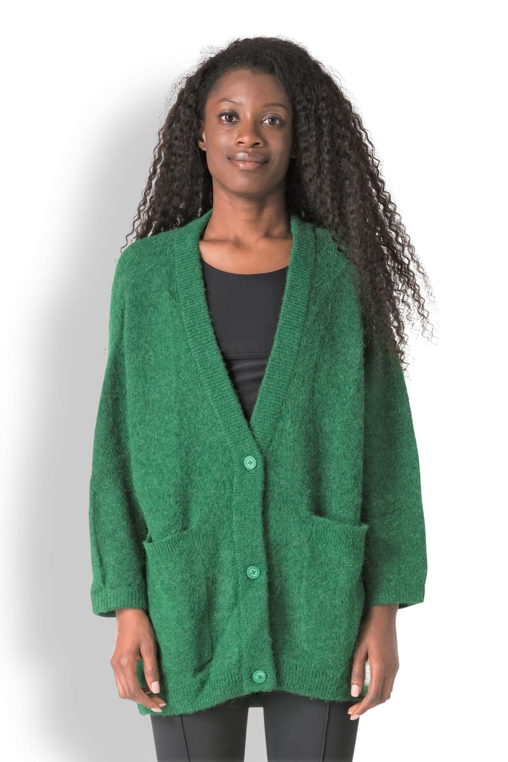 Кардиган из шерсти альпака DEHA D93781