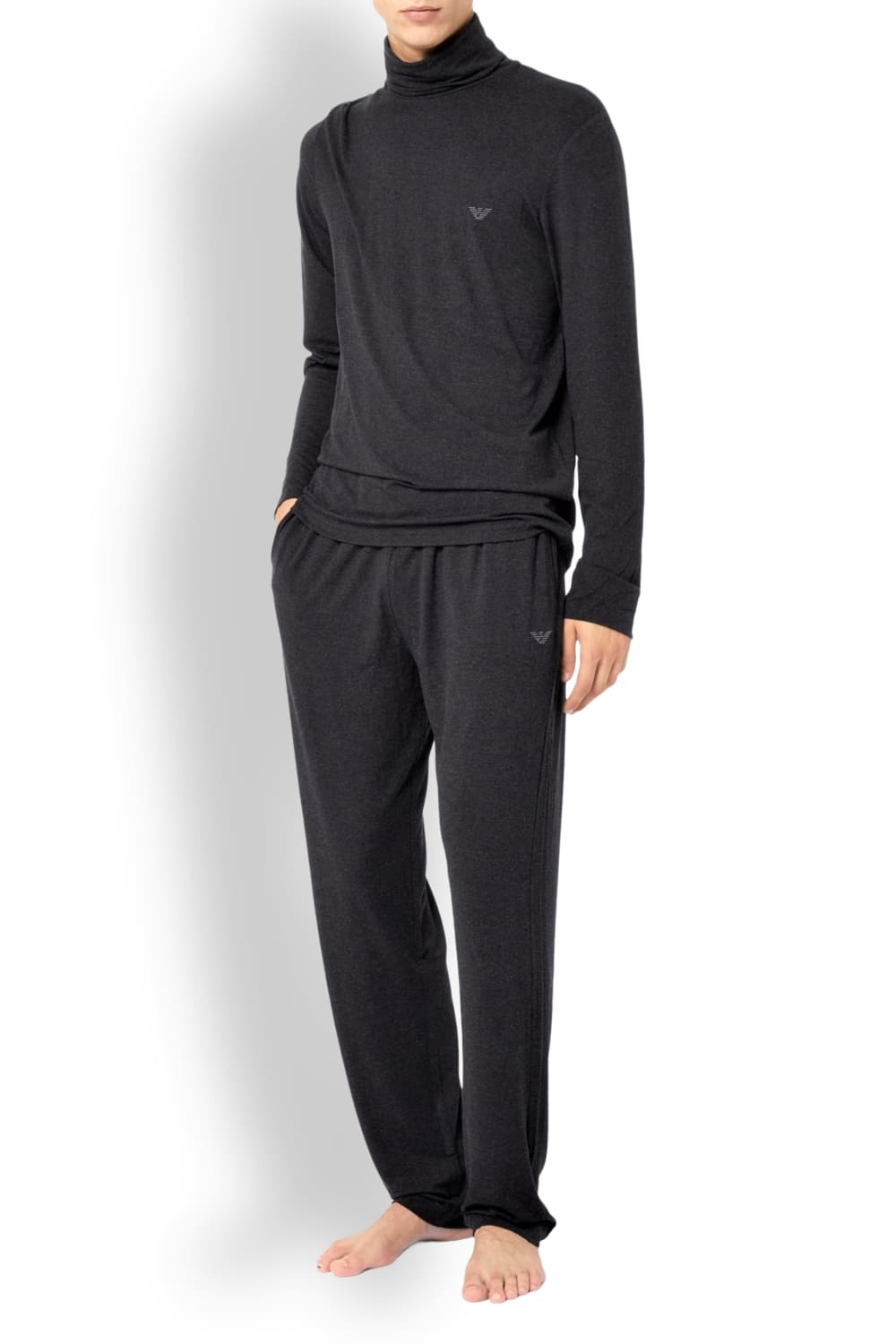 Мужской домашний костюм из вискозы Emporio Armani 112066/112048 3F584