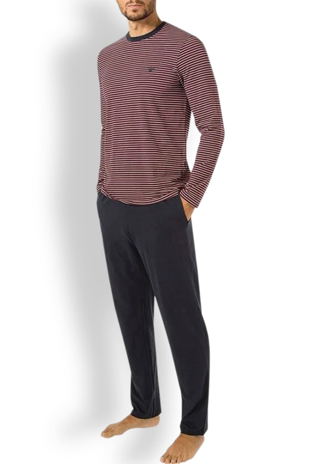 Мужской домашний комплект из хлопка Emporio Armani 111791 3F542