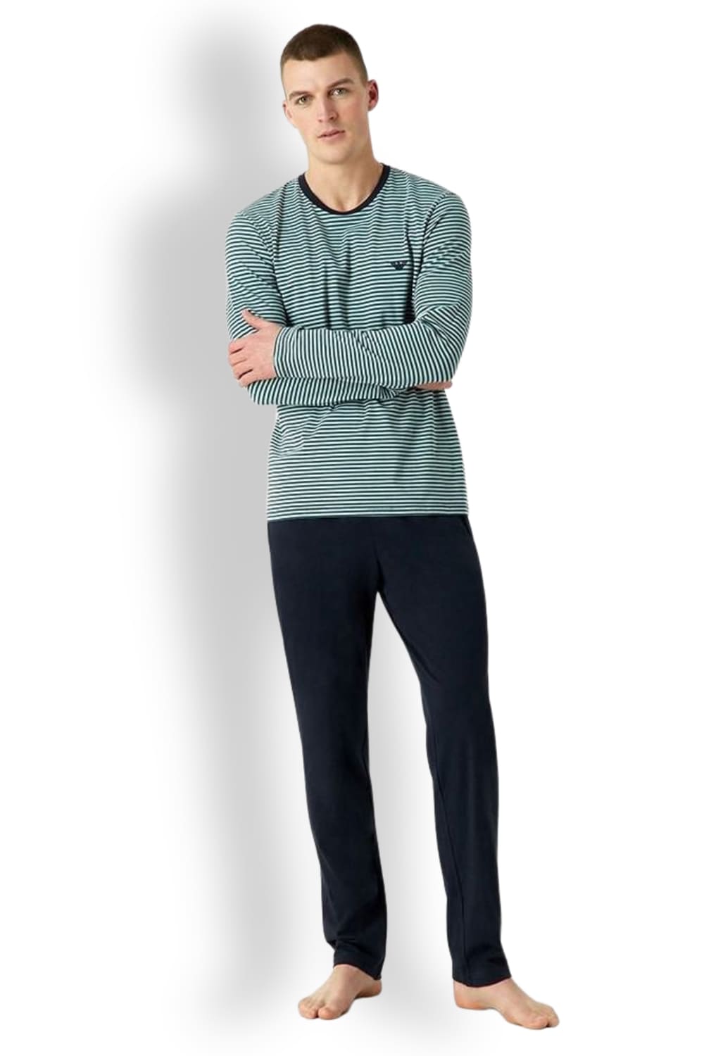 Мужской домашний комплект из хлопка Emporio Armani 111791 3F542