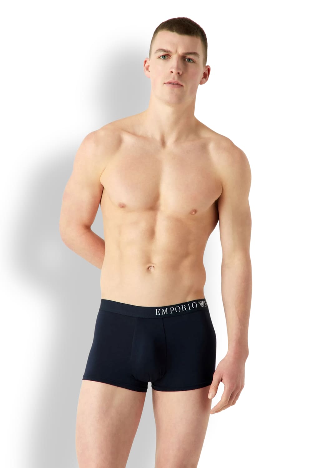 Комплект из двух трусов-боксеров в подарочной упаковке Emporio Armani 111210 3F733