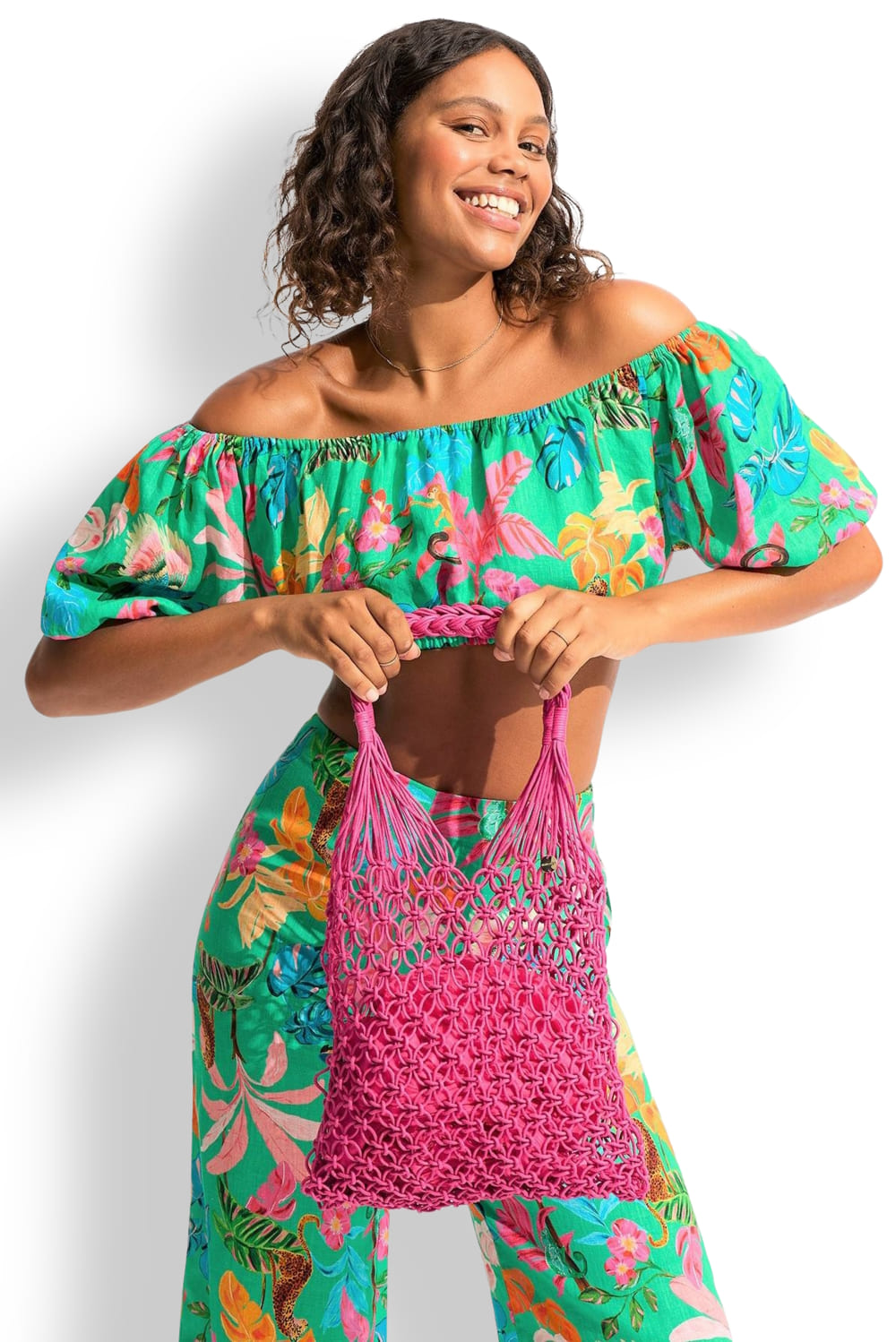 Пляжная плетёная сумка Seafolly 71993-BG