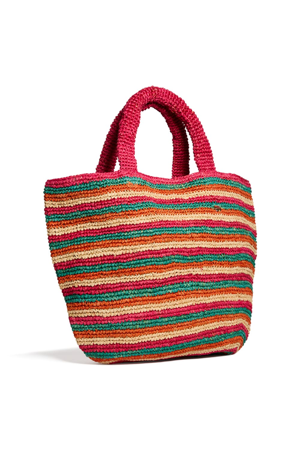 Пляжная плетеная сумка в полоску Seafolly 71990-BG