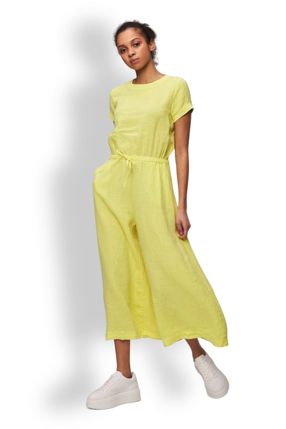 Женский комбинезон из льна DEHA D02238