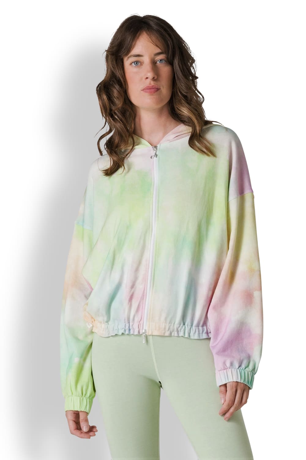 Худи из органического хлопка на молнии с капюшоном DEHA D02392