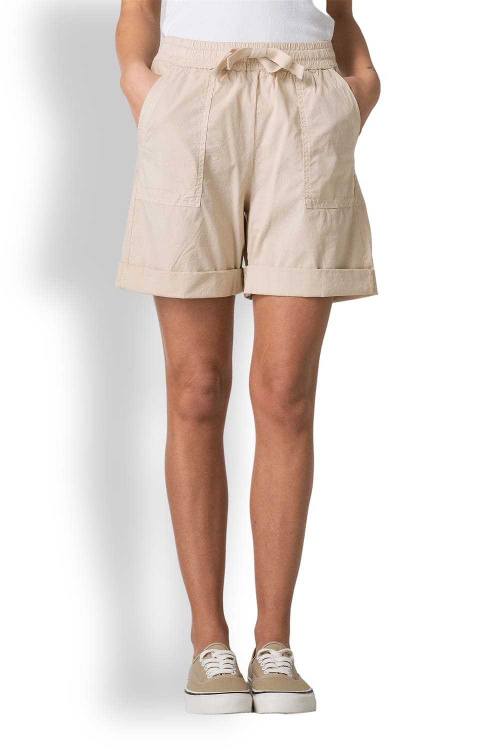 Женские шорты бермуды с эластичным поясом DEHA A00627