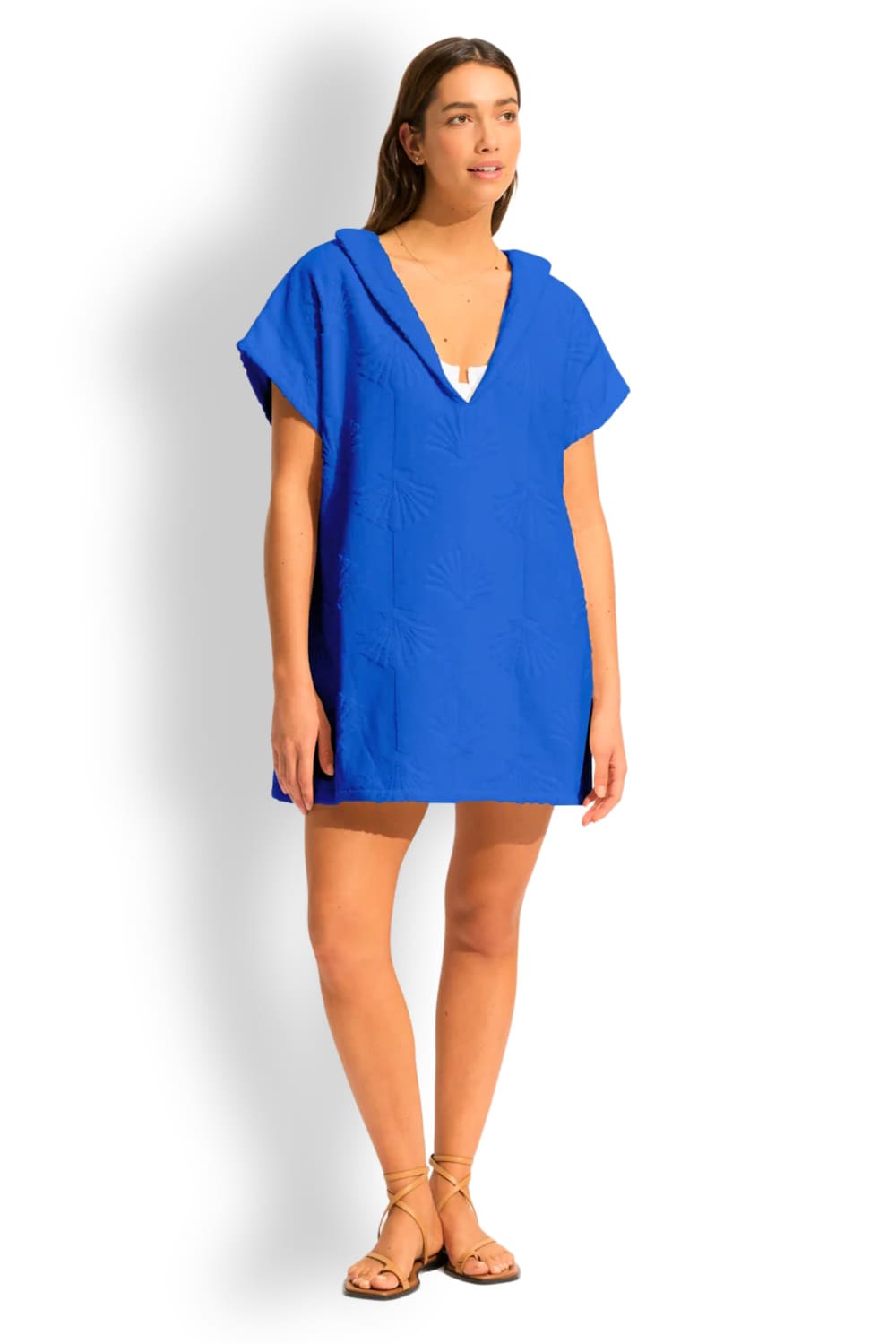 Махровое полотенце-пончо Seafolly 72026-TL