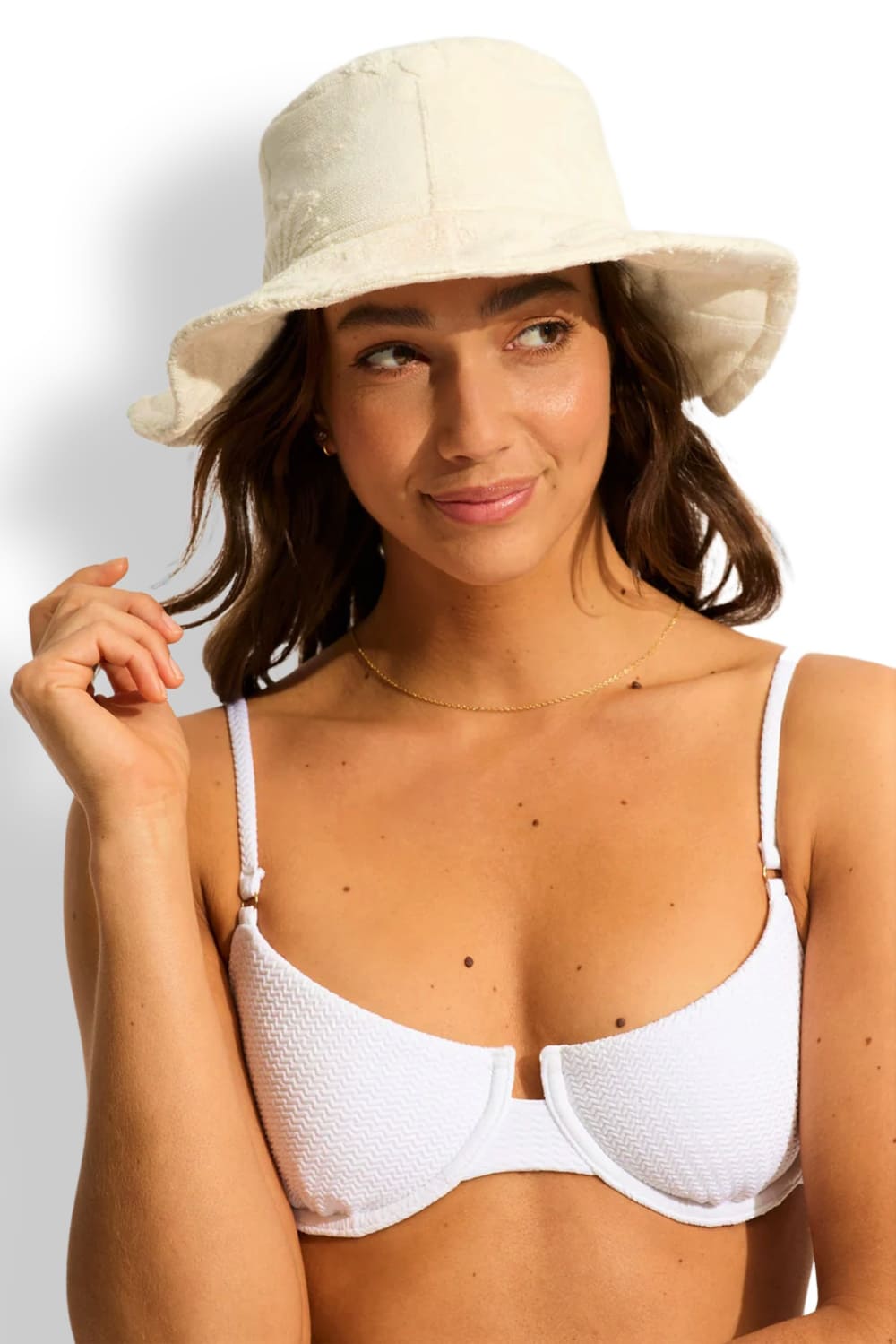 Махровая шляпа-панама Seafolly 72028-HT