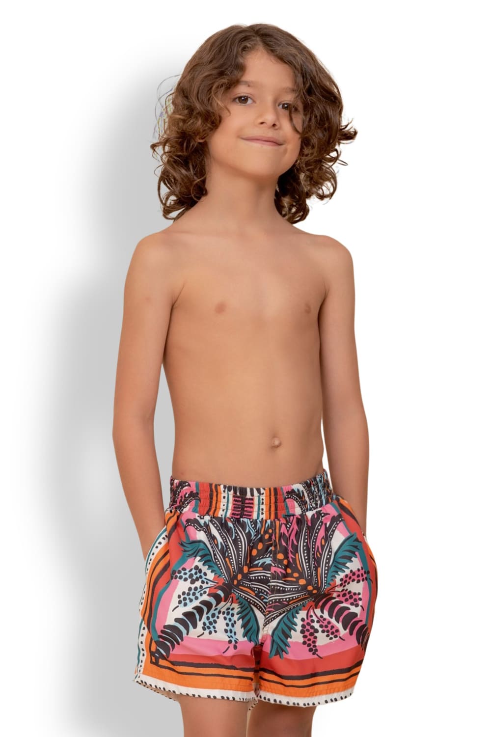 Детские пляжные шорты Maaji Eclectic Palms Little Sailor PT9086KST046