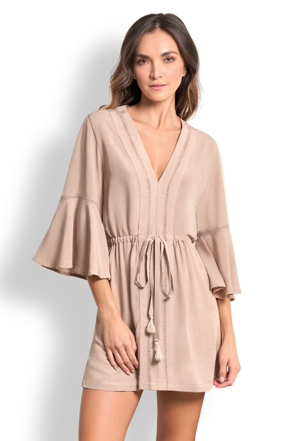 Легкая туника из экологичной вискозы Maaji Summer Sand Marsha 2118CPO003