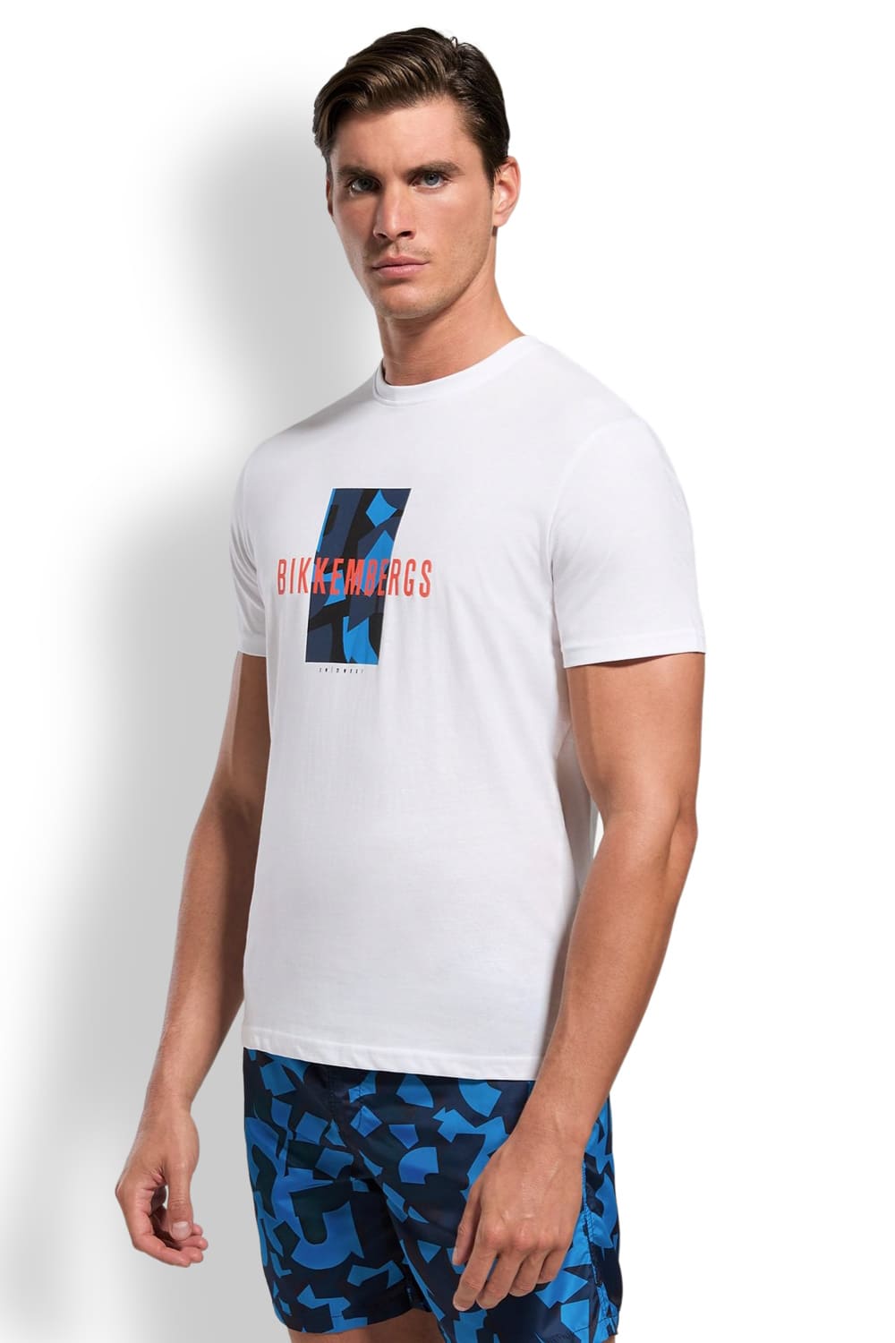 Мужская футболка из хлопка Bikkembergs BKK3MTS03